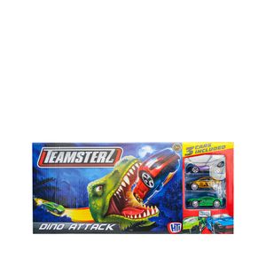 Pista de Carros Teamsterz x 3 Carros Dino Attack