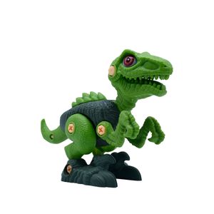 Dinosaurio Velociraptor para Armar y Desarmar con Taladro Toy Logic