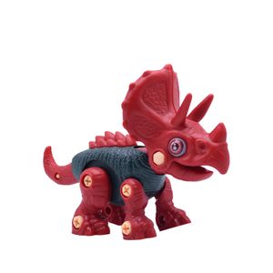 Dinosaurio Triceratop para Armar y Desarmar con Taladro Toy Logic