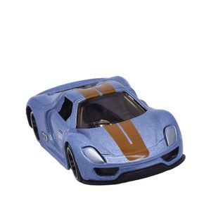 Carro Coleccinable Die Cast Azul Perla Fast Road