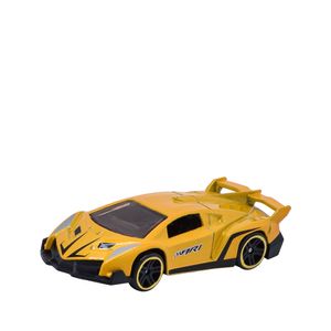Carro Coleccionable Die Cast Amarillo Power Thunder Fast Road