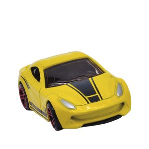 Carro Coleccionable Die Cast Amarillo Velocidad Turbo Fast Road