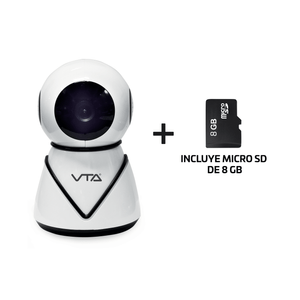 Cámara 720P HD Con Seguimiento Automático + Micro SD 8 Gigas